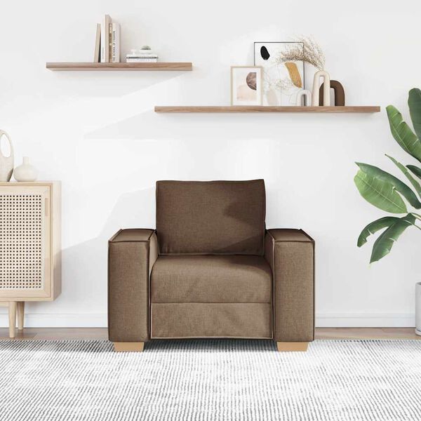 vidaXL s&oacute;fast&oacute;ll br&uacute;nn 100x78x84 cm efni