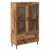 vidaXL H&aacute;bor&eth; Gamall vi&eth;ur 69,5 x 31 x 115 cm Samsettur vi&eth;ur