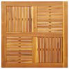 vidaXL Bor&eth;plata 90x90x2,2 cm Ferningur Gegnheil Akas&iacute;a