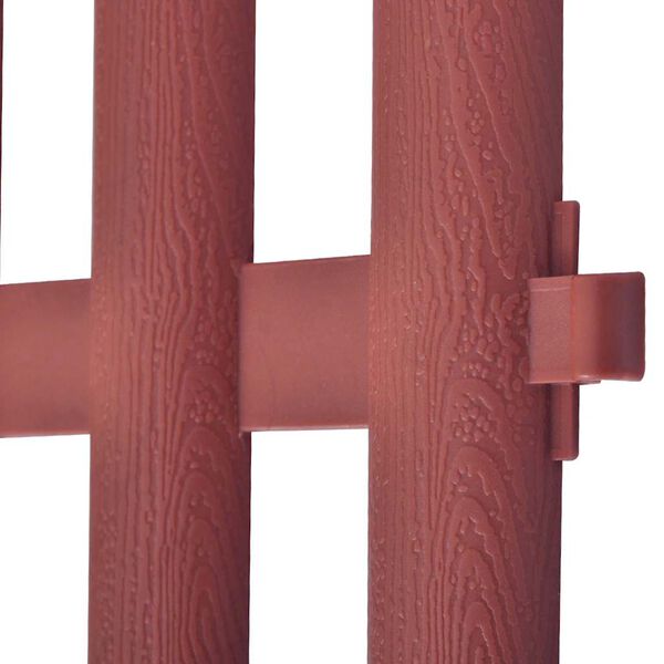 vidaXL 17 stk Be&eth;kantar 10 m Br&uacute;nir