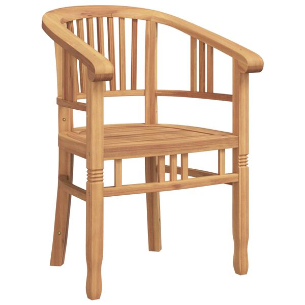 vidaXL St&oacute;ll 2 pcs Br&uacute;nn 63 x 58 x 89 cm Solid teak vi&eth;ur