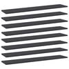 805383 vidaXL Bookshelf Boards 8 pcs Grey 100x20x1,5 cm Chipboard