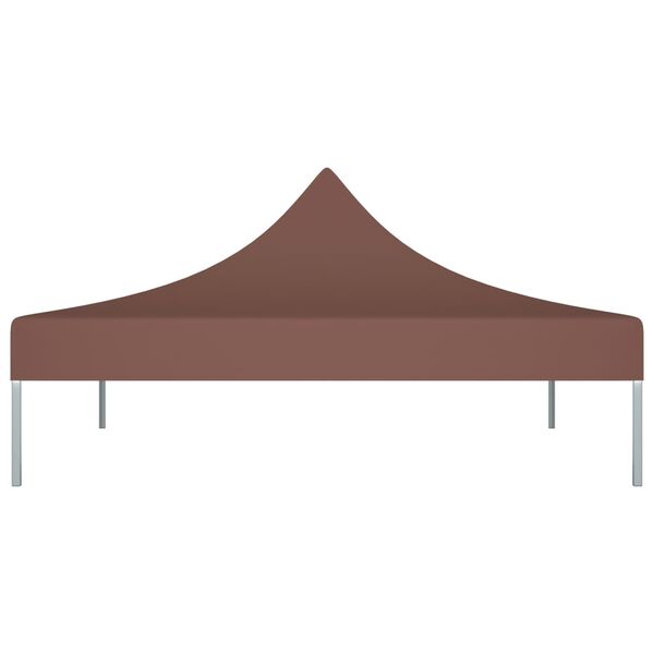 vidaXL Veislutjaldshiminn 3x3 m Brúnn 270 g/m²