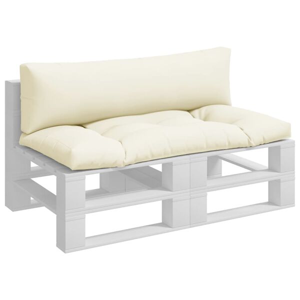 vidaXL Sessur fyrir Pallettur 2 stk. Sandbr&uacute;nn Efnis&aacute;kl&aelig;&eth;i