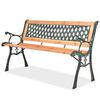 vidaXL Gar&eth;bekkur 122 cm Vi&eth;ur