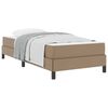 vidaXL Ramsv&iacute;k me&eth; d&yacute;nu Cappuccino 90 x 200 cm d&uacute;kur