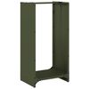 vidaXL Eldivi&eth;argrind Olive Green 40x30x80 cm Kaldvalsa&eth; st&aacute;l