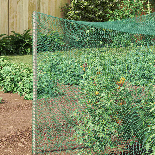 vidaXL Fuglav&ouml;rnarnet Gr&aelig;nn 2 x 5 m p&oacute;l&yacute;et&yacute;len