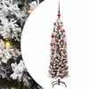 vidaXL Gervi j&oacute;latr&eacute; me&eth; 150 LED Gr&aelig;nn 150 cm PVC, st&aacute;l og plast