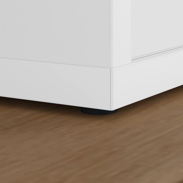 vidaXL P&uacute;&eth;ar fyrir h&uacute;sg&ouml;gn 12 pcs Svartur &Oslash; 14 x 4 mm EVA