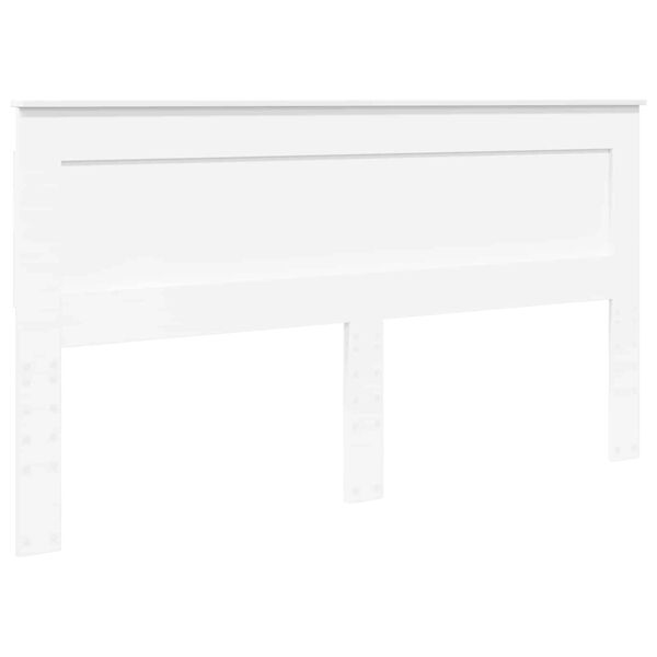 vidaXL H&ouml;f&eth;agafl me&eth; h&ouml;fu&eth;gafl Hv&iacute;tt 180 cm Samsettur vi&eth;ur