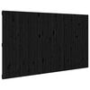vidaXL H&ouml;f&eth;agafl Svartur 204x3x110 cm Gegnheil Fura