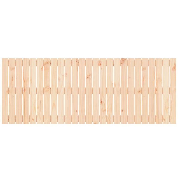 vidaXL Vegghengdur Höfðagafl 159,5x3x60 cm Gegnheil Fura