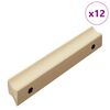 vidaXL Beinn handfang 12 pcs Einstaka vi&eth;artegund 130 x 25 x 30 mm