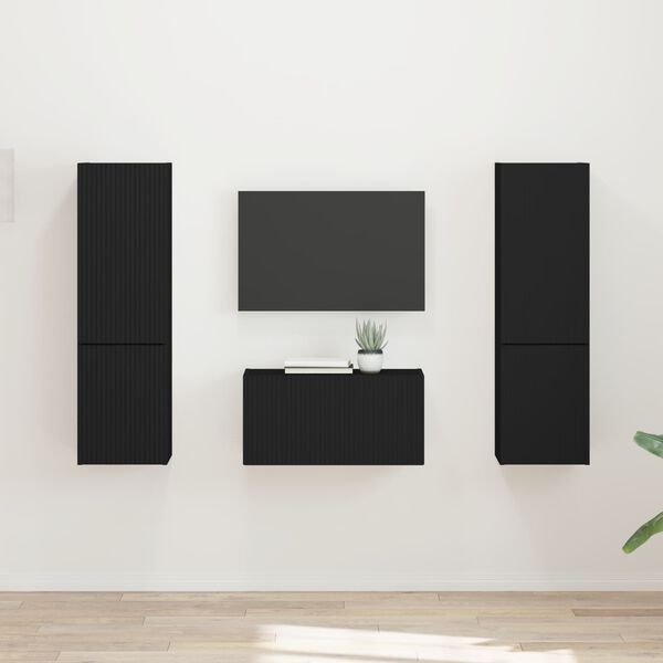 vidaXL Sj&oacute;nvarpssk&aacute;pasett 5 pcs Svartur Samsettur vi&eth;ur