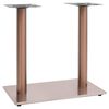 vidaXL Bistro bor&eth;f&aelig;tur kopar 70x40x72 cm ry&eth;fr&iacute;u st&aacute;li