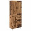 vidaXL H&aacute;bor&eth; Gamall vi&eth;ur 69,5 x 34 x 180 cm Samsettur vi&eth;ur