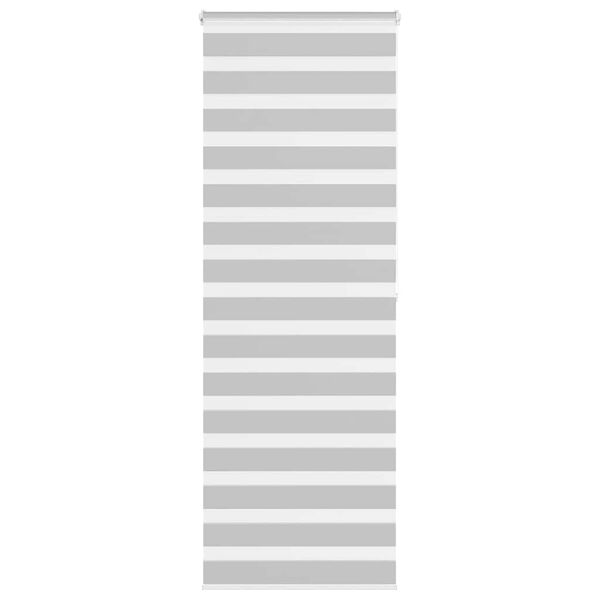 vidaXL Zebra Gard&iacute;na Lj&oacute;sgr&aacute; 80x200 cm Efni Breidd 75,9 cm P&oacute;l&yacute;ester