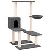 vidaXL Kattatr&eacute; me&eth; S&iacute;salkl&oacute;rustaurum D&ouml;kkgr&aacute;tt 94,5 cm