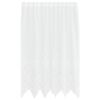 vidaXL Garnogard&iacute;na me&eth; gluggatj&ouml;ldum Hv&iacute;tt 140 x 150 cm P&oacute;l&yacute;ester