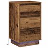 vidaXL Noat&ouml;flu sk&aacute;pur Gamalt timbur 39 x 34,5 x 65 cm Samsettur vi&eth;ur