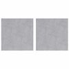 vidaXL Stigaplata Ferhyrningur 2 pcs Silfur 30 x 30 cm &Aacute;l
