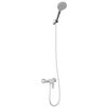 vidaXL Sturtuhaugssett chrome G 1 / 2 tommur L&aacute;t&uacute;n