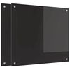 vidaXL Eldh&uacute;sbak 2 pcs Svartur 70 x 60 cm hertu&eth; gler