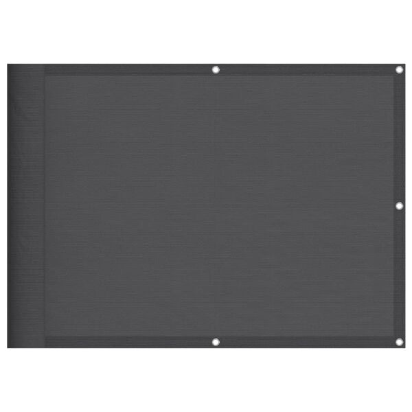 vidaXL Svalaskilr&uacute;m Reykgr&aacute;r 75x1000 cm 100% P&oacute;l&yacute;ester Oxford