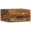 vidaXL Vegghengdur n&aacute;ttbor&eth;ssk&aacute;pur Solid Wood Endurunni&eth;