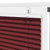 vidaXL Pleated Blind Bordeaux Rautt 105x100 cm Efni Breidd 104,4 cm