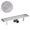 vidaXL L&iacute;nulegt Sturtufr&aacute;rennsli 530 x 140 mm Ry&eth;fr&iacute;tt St&aacute;l