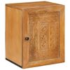 vidaXL Ba&eth;herbergissk&aacute;pur L&eacute;tt br&uacute;nt 38 x 33 x 48 cm Samsettur vi&eth;ur