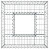 vidaXL Gabion h&aelig;kka&eth; r&uacute;m Silfur 80 x 80 x 40 cm Galvaniserad st&aacute;l