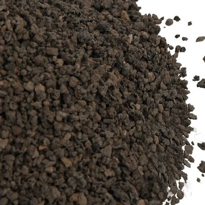 vidaXL Basalt Steinar 25 kg Svartir 3-5 mm