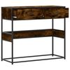 vidaXL Console Borð Reykt Eik 90x35x80 cm Engineered Wood