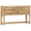 vidaXL Skenkur 120x30x75 cm Gegnheill Mang&oacute;vi&eth;ur