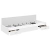 vidaXL Ramsv&iacute;k me&eth; h&ouml;fu&eth;gafl Hv&iacute;tt 80 x 200 cm Samsettur vi&eth;ur