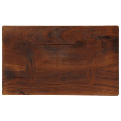 vidaXL Borðplata 40x20x3,8 cm Rétthyrnd Gegnheil Mangóviður