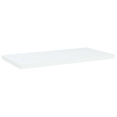 vidaXL Bókahillur 8 stk. Hvítar 40x20x1,5 cm Samsettur Viður