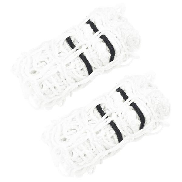 vidaXL Heynet 2 stk hringlaga Hv&iacute;tt 100x100 cm PP