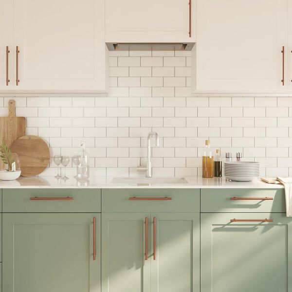 vidaXL Skápur Handföng 5 stk Bronslitað 192 mm Ryðfrítt stál