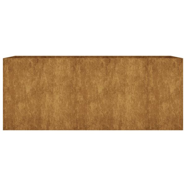 vidaXL Upphækkað Garðker 200x80x80 cm Corten Stál