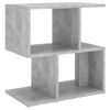 vidaXL N&aacute;ttbor&eth; Steypugr&aacute;r 50x30x51,5 cm Samsettur Vi&eth;ur