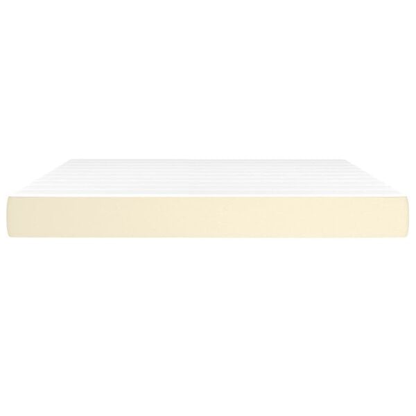 vidaXL H&oacute;lfu&eth; Springd&yacute;na Mi&eth;lungs H&ouml;rku Rj&oacute;mahv&iacute;tur 180x200x20 cm Gervile&eth;ur