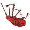 vidaXL Skoskar Sekkjap&iacute;pur fyrir Krakka Rau&eth;ur Stewart Tartan