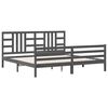 vidaXL R&uacute;mgrind &aacute;n D&yacute;nu Gr&aacute;tt 200x200 cm Gegnheil Vi&eth;ur