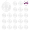vidaXL J&oacute;laskrautsett 100 pcs Gegns&aelig;tt &Oslash; 8 cm