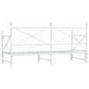 vidaXL Daybed me&eth; r&uacute;llu &aacute;n d&yacute;nu Hv&iacute;tt 80x200 cm St&aacute;l