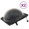vidaXL S&oacute;llaugarhitarar 2 stk 75x75x36 cm HDPE &aacute;l